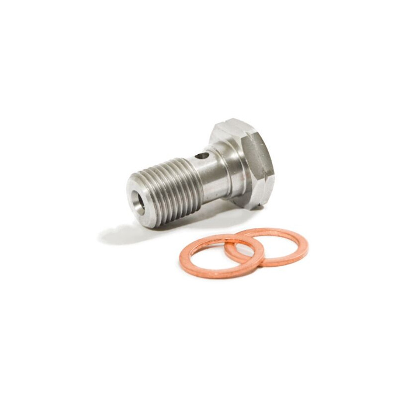 BANJO BOLT & 2 WASHERS M10 X 1 - 17420808 | Dr Rider