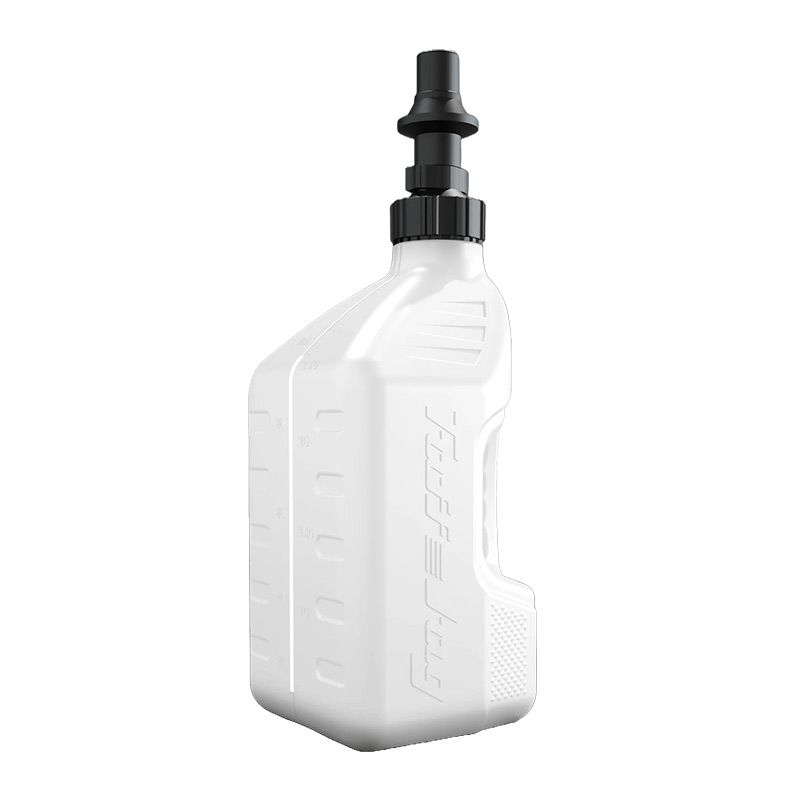Bidon d'essence TUFF JUG blanc avec bouchon Ripper 10L