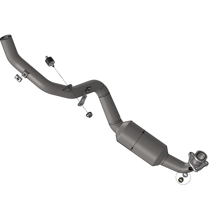Collecteur LeoVince Honda X-ADV 750 2017-2024 Décatalysé (une sonde lambda)
