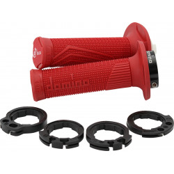 GRIPS DOMINO D100 L/O RED - 06302973 | Dr Rider