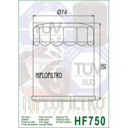 OIL FILTER YAM OUTBOARD - 07120526