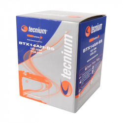 Batterie TECNIUM sans entretien avec pack acide - BTX14AH-BS
