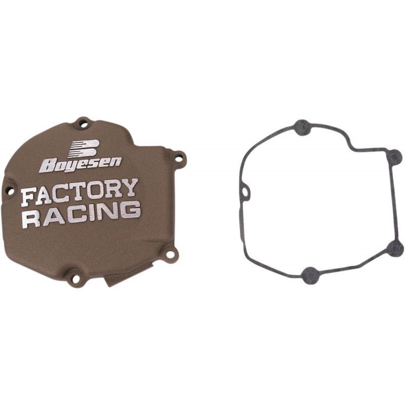 Couvercle d'allumage Boyesen Factory Racing magnésium - Kawasaki KX125 2003-2007 - Dr Rider