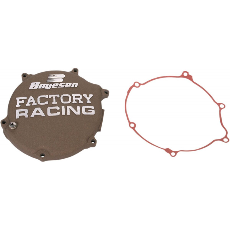 Couvercle d'embrayage Boyesen Factory Racing magnésium - Kawasaki KX125 2003-2007 - Dr Rider