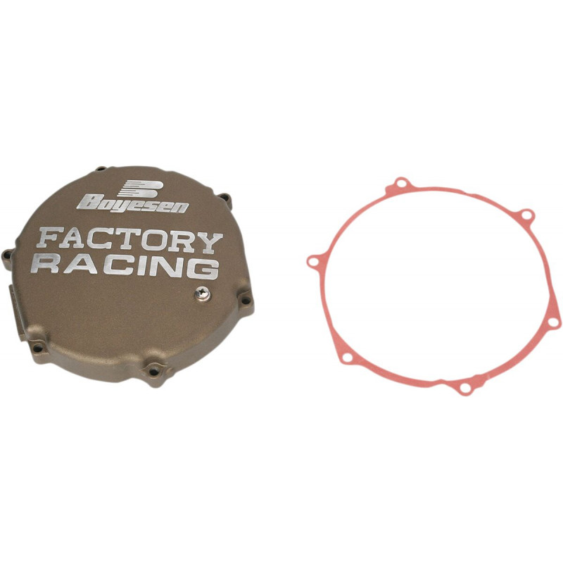 Couvercle d'embrayage Boyesen Factory Racing magnésium - Kawasaki KX250 1993-2002 - Dr Rider