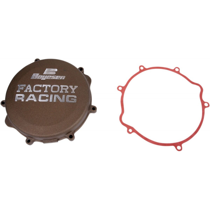 Couvercle d'embrayage Boyesen Factory Racing magnésium - Suzuki RM250 1996-2008 - Dr Rider
