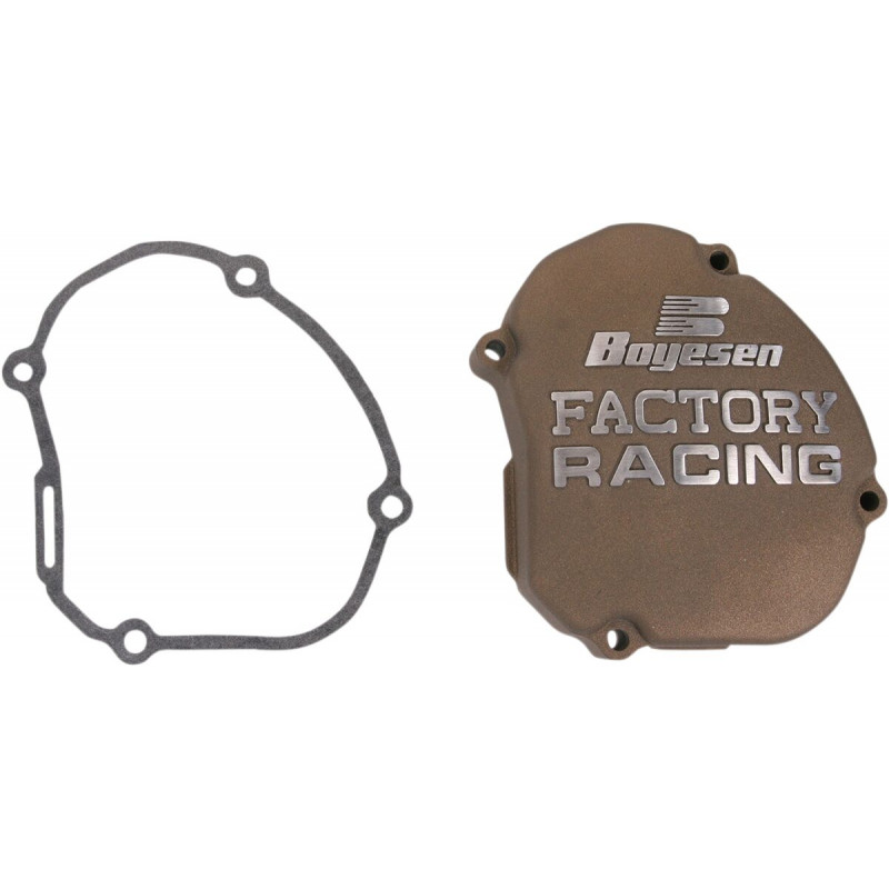 Couvercle d'allumage Boyesen Factory Racing magnésium - Yamaha YZ125 2005-2026 / YZ125X 2020-2026 - Dr Rider