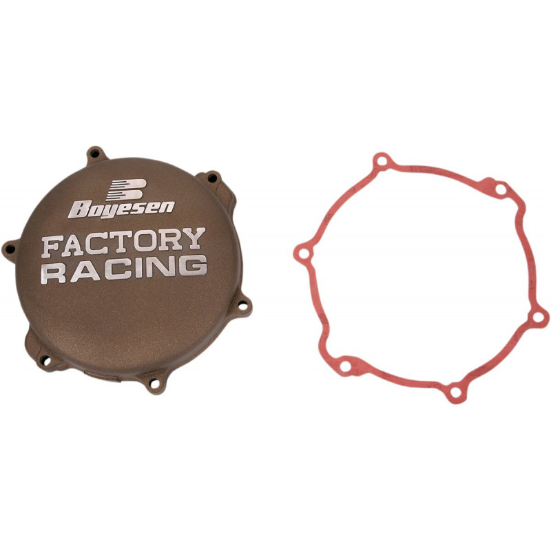 Couvercle d'embrayage Boyesen Factory Racing magnésium - Yamaha YZ125 2005-2026 / YZ125X 2020-2026 - Dr Rider