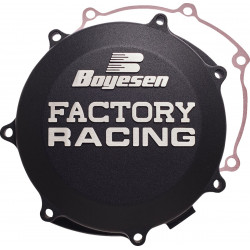 Couvercle d'embrayage Boyesen Factory Racing noir - Yamaha YFZ450 2004-2013 / YFZ450R 2009-2026 - Dr Rider