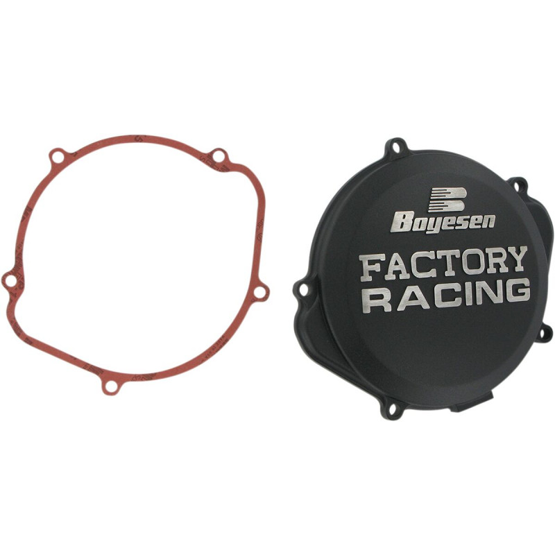 Couvercle d'embrayage Boyesen Factory Racing noir - Honda CRF250X 2004-2017 - Dr Rider