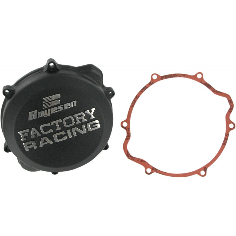 Couvercle d'embrayage Boyesen Factory Racing noir - Honda CRF450X 2005-2017 - Dr Rider