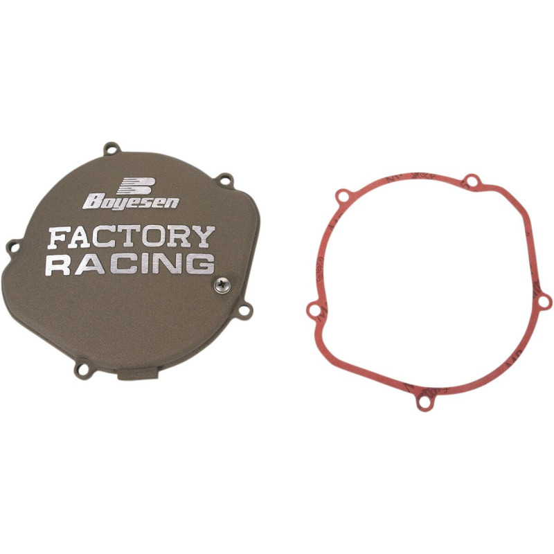 Couvercle d'embrayage Boyesen Factory Racing magnésium - Honda CRF450X 2005-2017 - Dr Rider