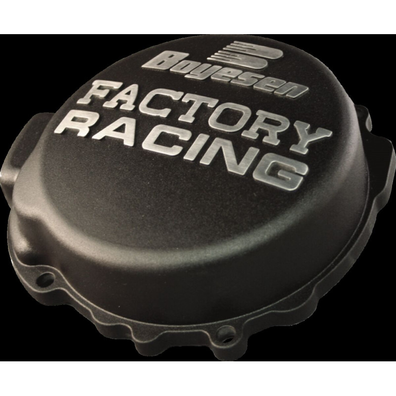 Couvercle d'allumage Boyesen Factory Racing noir - Kawasaki KX85 2001-2025 / KX100 2001-2021 / KX112 2022-2026 - Dr Rider