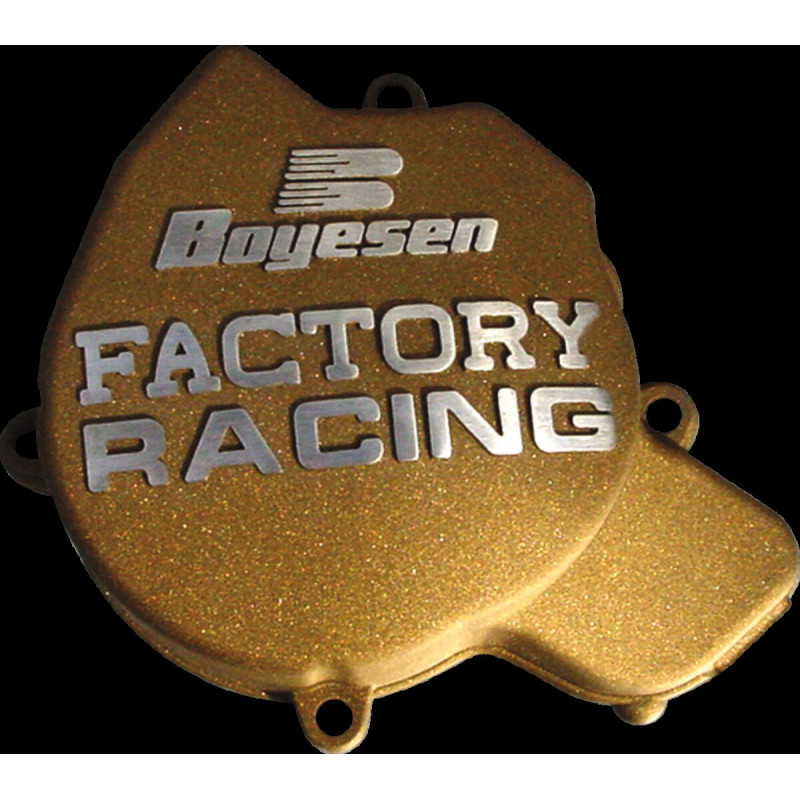 Couvercle d'allumage Boyesen Factory Racing magnésium - Kawasaki KX85 2001-2025 / KX100 2001-2021 / KX112 2022-2026 - Dr Rider
