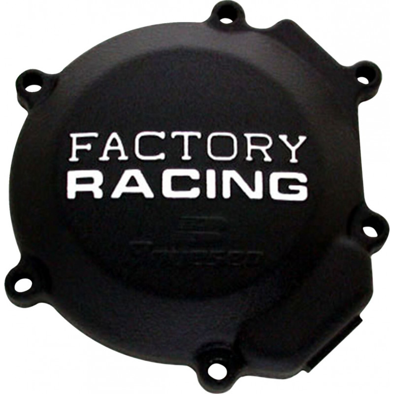 Couvercle d'allumage Boyesen Factory Racing noir - Kawasaki KX85 2001-2025 / KX100 2001-2021 / KX112 2022-2026 - Dr Rider