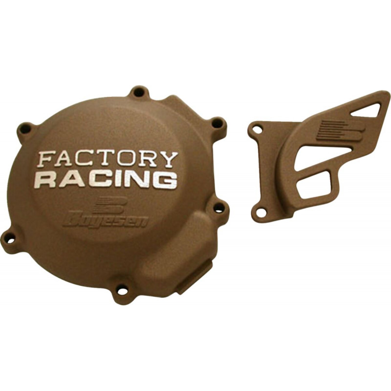 Couvercle d'allumage Boyesen Factory Racing magnésium - Kawasaki KX85 2001-2025 / KX100 2001-2021 / KX112 2022-2026 - Dr Rider