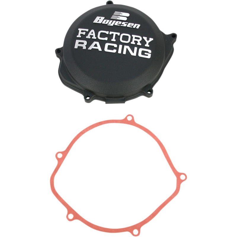Couvercle d'embrayage Boyesen Factory Racing noir - Honda CRF450R 2009-2016 - Dr Rider