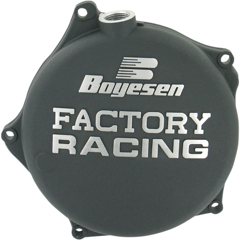 Couvercle d'embrayage Boyesen Factory Racing noir - Kawasaki KX250F / KX250 2009-2020 - Dr Rider
