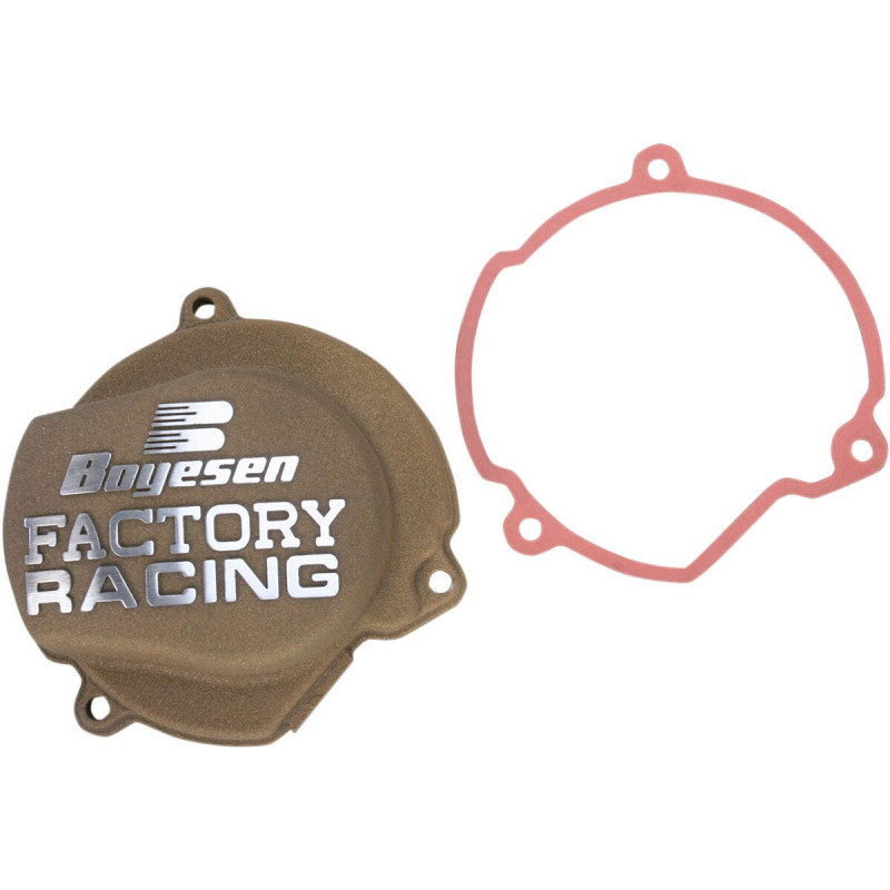 Couvercle d'allumage Boyesen Factory Racing magnésium - KTM 65 SX 2009-2026 / Husqvarna TC65 2019-2025 / GasGas MC65 2021-2024 -