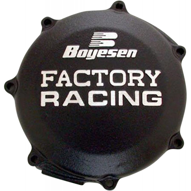 Couvercle d'embrayage Boyesen Factory Racing noir - Yamaha YZ250F 2014-2018 / YZ250FX 2015-2019 / WR250F 2015-2018 - Dr Rider