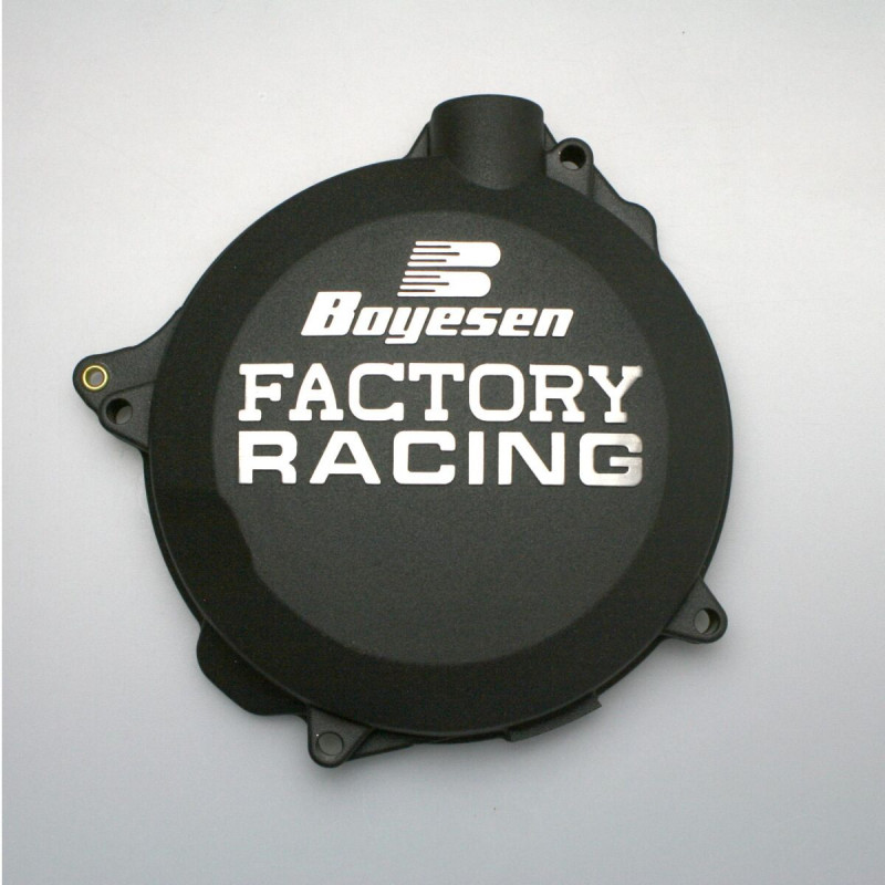 Couvercle d'embrayage Boyesen Factory Racing noir - KTM 250/300 2013-2016 / Husqvarna 250/300 2014-2016 - Dr Rider