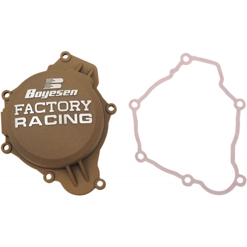 Couvercle d'allumage Boyesen Factory Racing magnésium - KTM / Husqvarna / GasGas 125/150 2017-2023 - Dr Rider
