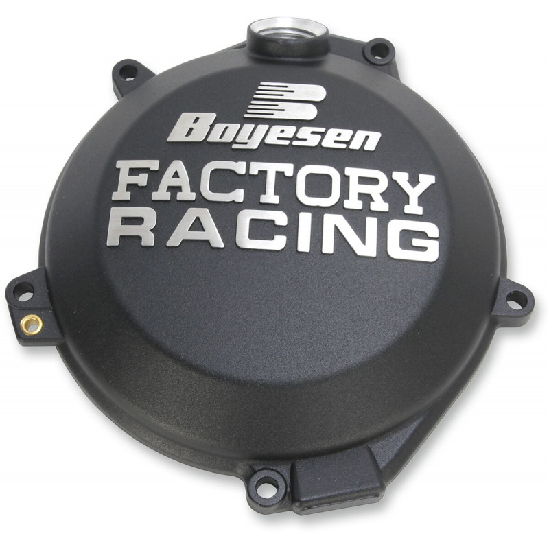 Couvercle d'embrayage Boyesen Factory Racing noir - KTM / Husqvarna 250/350 2016-2022 / GasGas 250/350 2021-2023 - Dr Rider