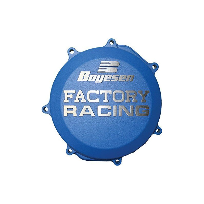Couvercle d'embrayage Boyesen Factory Racing bleu - Yamaha YZ125 2005-2026 / YZ125X 2020-2026 - Dr Rider