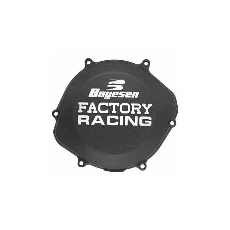 Couvercle d'embrayage Boyesen Factory Racing noir - KTM 250/300 2017-2023 / Husqvarna 250/300 2017-2023 - Dr Rider
