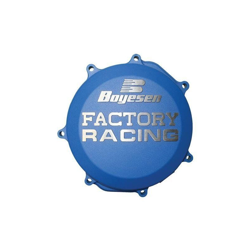 Couvercle d'embrayage Boyesen Factory Racing bleu - KTM 250/300 2017-2023 / Husqvarna 250/300 2017-2023 - Dr Rider