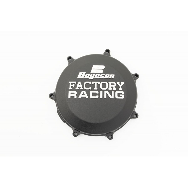 Couvercle d'embrayage Boyesen Factory Racing noir - Kawasaki KX450 2019-2020 - Dr Rider