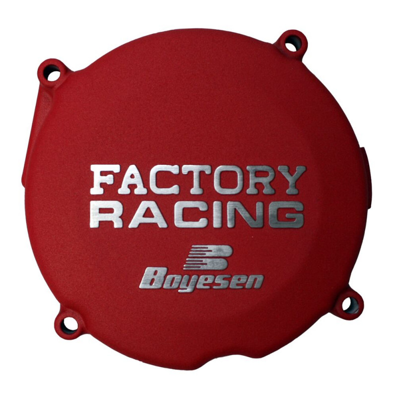 Couvercle d'allumage Boyesen Factory Racing rouge - KTM 85 SX 2018-2024 / Husqvarna TC85 2018-2023 / GasGas MC85 2021-2024 - Dr 