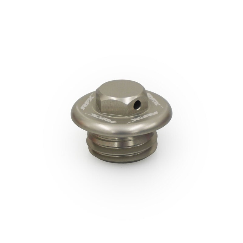 Bouchon de remplissage d'huile RFX Race Series - argent