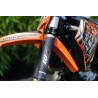 Protection de fourche supérieure RFX Race Series Forkshrink logo Showa - vert
