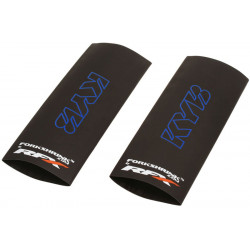 Protection de fourche supérieure RFX Race Series Forkshrink logo KYB - bleu