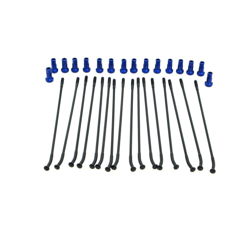 SPOKE KIT FR 17 BK/BL - 02110244