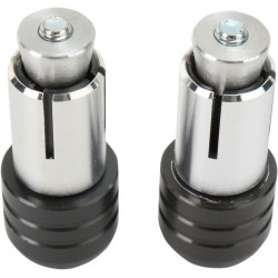 RENTHAL ROAD BAR ENDS GREY - 06340001 - Dr Rider