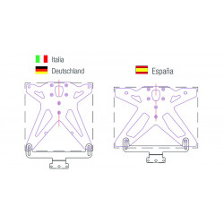Catadioptre LIGHTECH support horizontale - Dr Rider