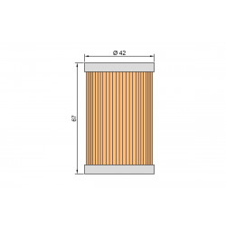 OIL FILTER FOR OIL COOLER - 07120530