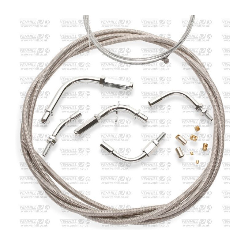 BRAIDED SINGLE THROTTLE CABLE  - 06502167