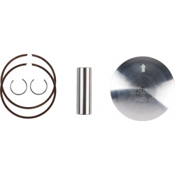 Kit piston forgé WÖSSNER Ø66.94 mm Kawasaki KX250 1992-2001 Surcote +0.60 mm - Dr Rider