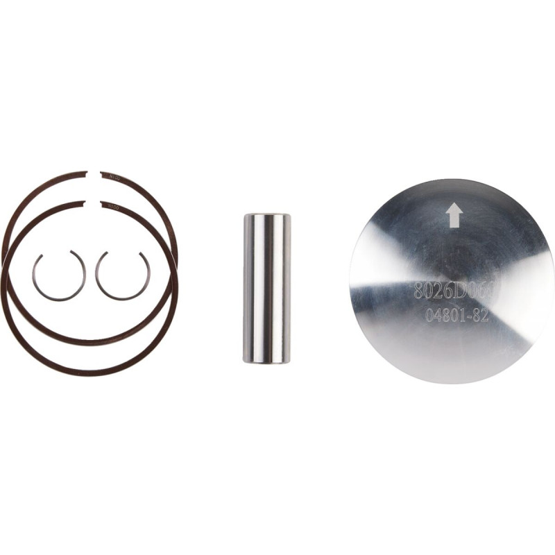 Kit piston forgé WÖSSNER Ø66.94 mm Kawasaki KX250 1992-2001 Surcote +0.60 mm - Dr Rider