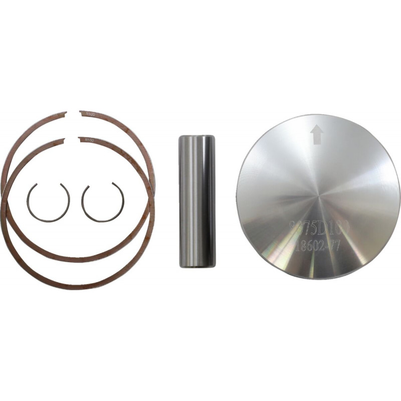 Kit piston forgé WÖSSNER Ø64.94 mm Yamaha YFZ350 Banshee 1987-2006 / RD350 1973-1990 / RD400 1976-1979 Surcote +1.00 mm - Dr Rid