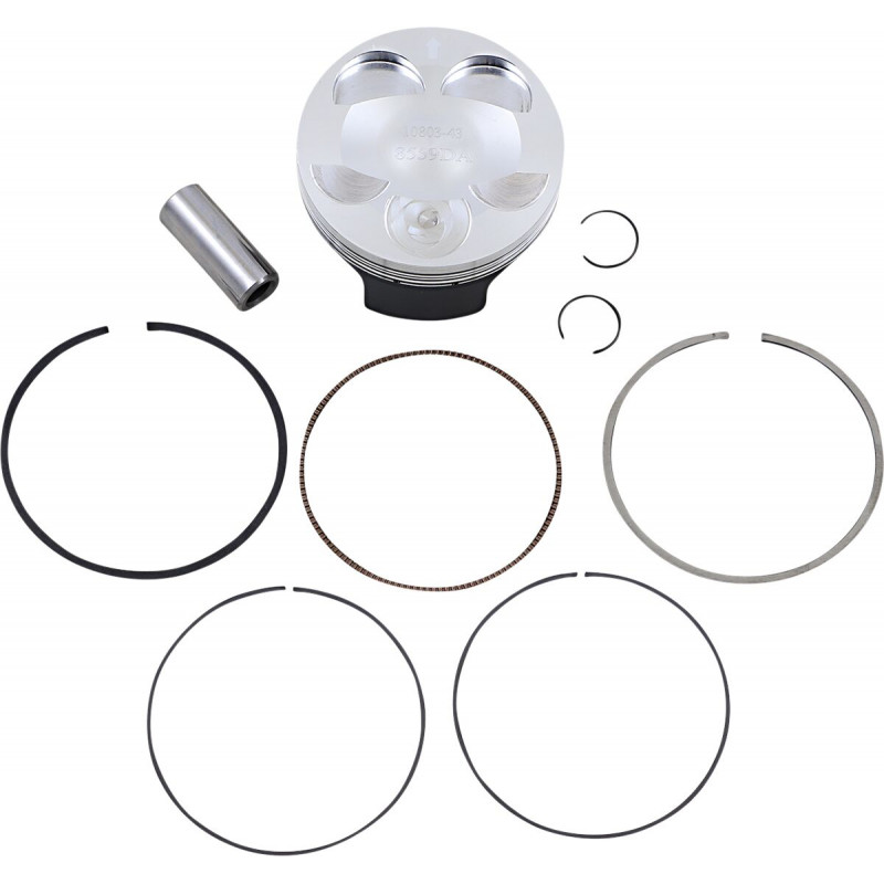 Kit piston forgé WÖSSNER Ø76.96 mm Yamaha YZ250F 2001-2004 / WR250F 2001-2013 Cote A - Dr Rider
