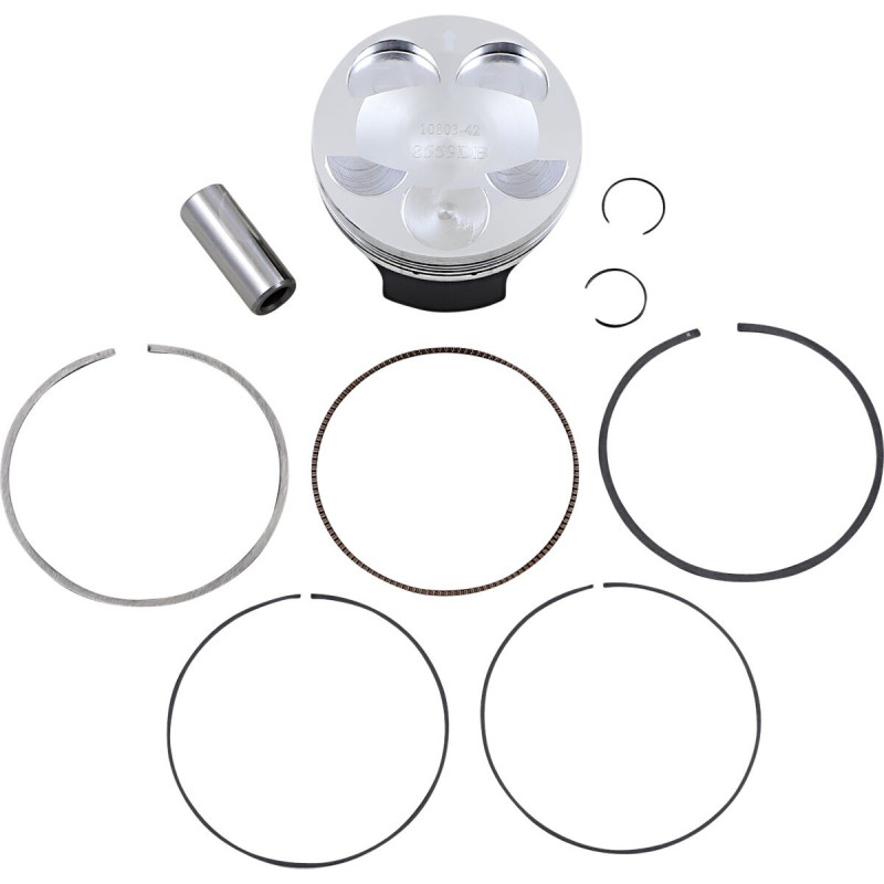 Kit piston forgé WÖSSNER Ø76.97 mm Yamaha YZ250F 2001-2004 / WR250F 2001-2013 Cote B - Dr Rider