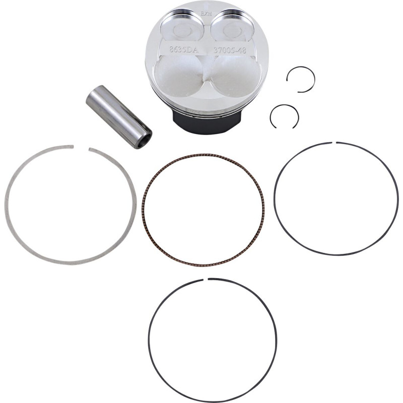 Kit piston forgé haute compression WÖSSNER Ø76.96 mm Kawasaki KX250F 2006-2009 Cote A - Dr Rider