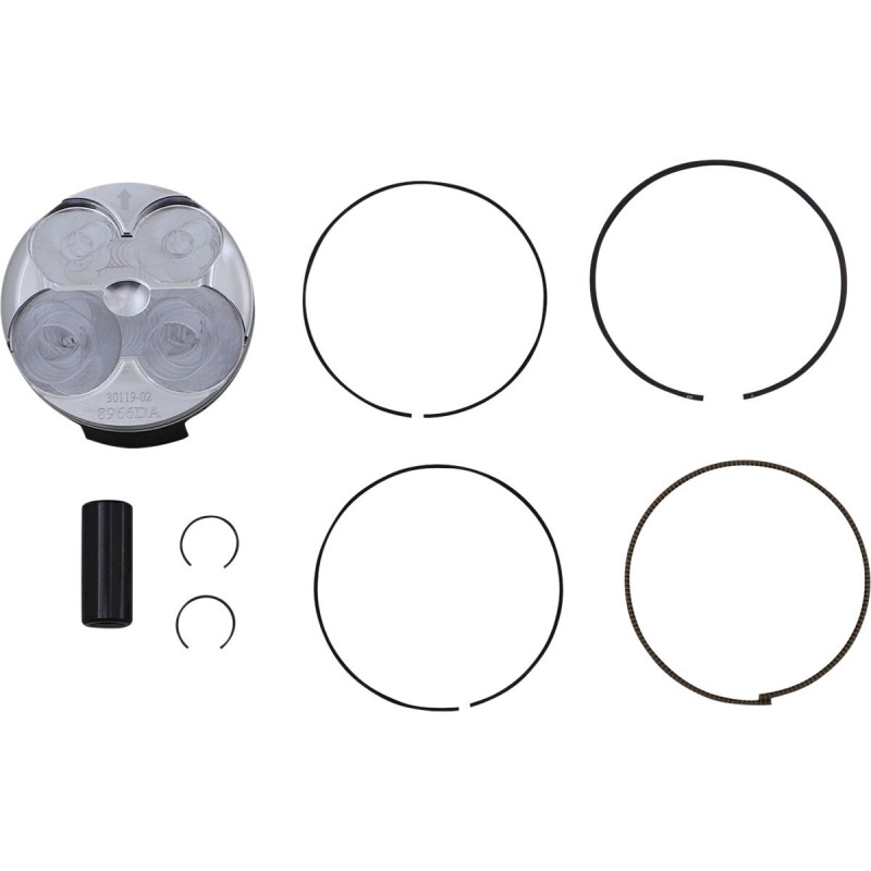 Kit piston forgé haute compression WÖSSNER Ø77.96 mm Kawasaki KX250 2020 Cote A - Dr Rider