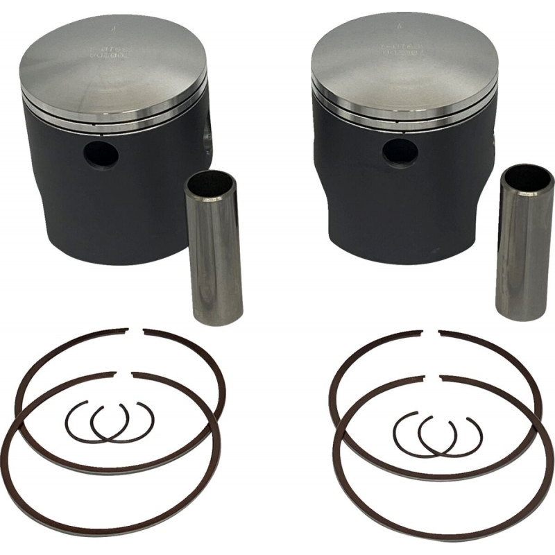 Kit piston forgé WÖSSNER Ø67.89 mm Arctic Cat Z440 LC/Pantera 440/El Tigre 5000-6000 LC 1976-1990 Cote A - Dr Rider