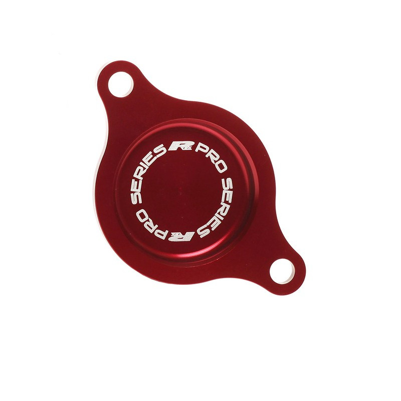 Couvercle de filtre à huile RFX Pro Series - rouge