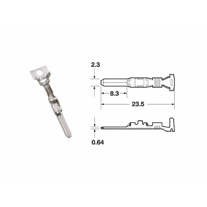 Cosse femelle série 090 SMTO BIHR Ø0,85mm²/1,25mm² - 50pcs - Dr Rider